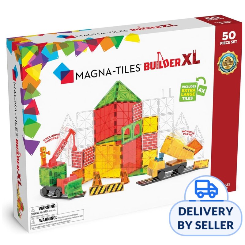 Magna-Tiles Builder XL Magnetic Building Set