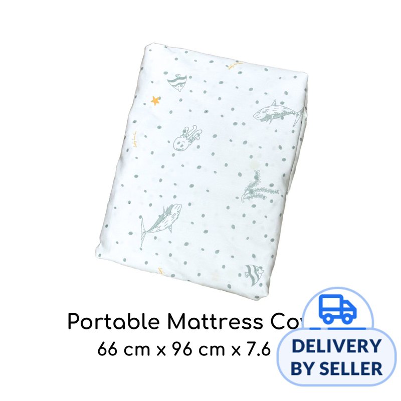 Cheeky Bon Bon Portable Mattress Cover (Under The Sea) 1 S