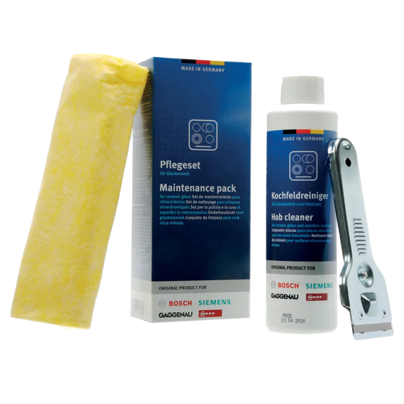 Maintenance Pack for Ceramic Glass and Induction Hobs 1 S