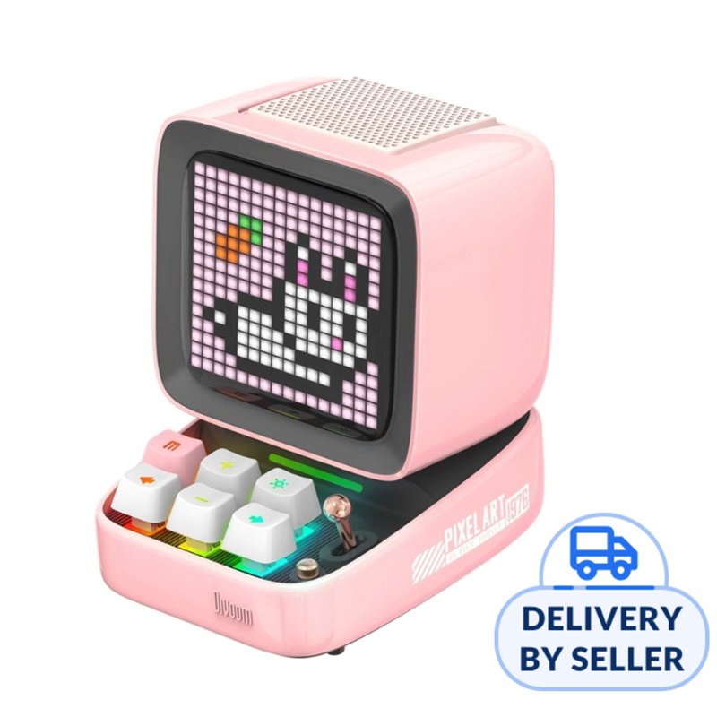 Divoom Ditoo Pro 15W Pixels Bluetooth Speaker - Pink 1 S