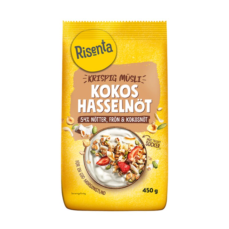 Risenta Crispy Muesli Coconut Hazelnut