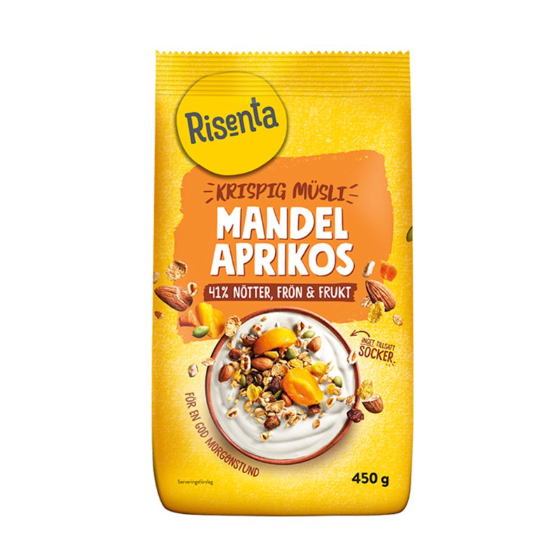 Risenta Crispy Muesli Almond Apricot