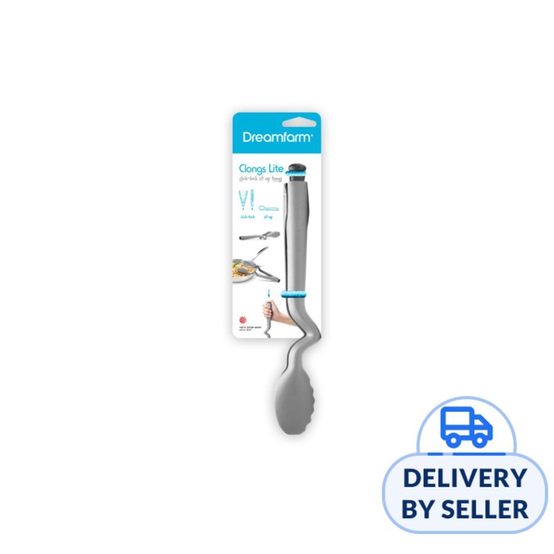 DreamFarm SS Nylon Multi-Purpose Tong - Grey (Clongs Lite) 1 S