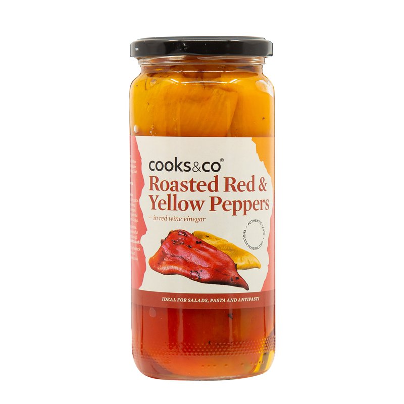 Cooks & Co Roasted Red & Yellow Peppers