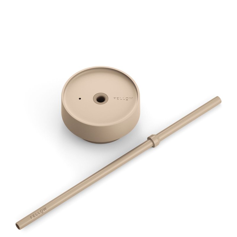 Fellow The Cold Lid Plus Straw 20oz - Sand Dune 1 S