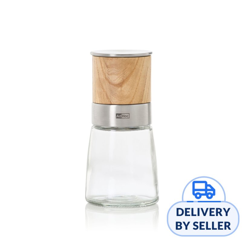 Ad Hoc Glass Pepper Or Salt Mill 1 S