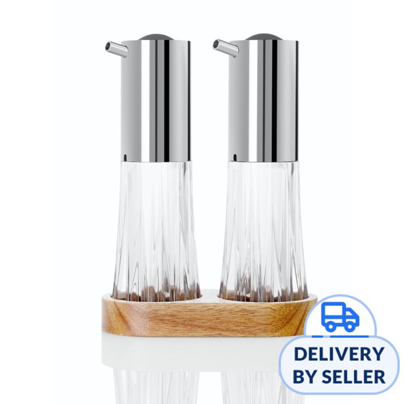 Ad Hoc Acrylic Oil and Vinegar Pourer With Stand 1 S