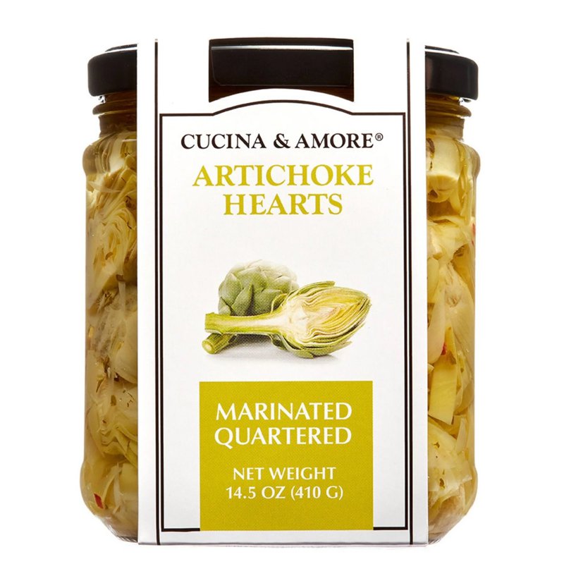 Kitchen & Love Cucina & Amore Quartered Marinated Artichoke Hearts