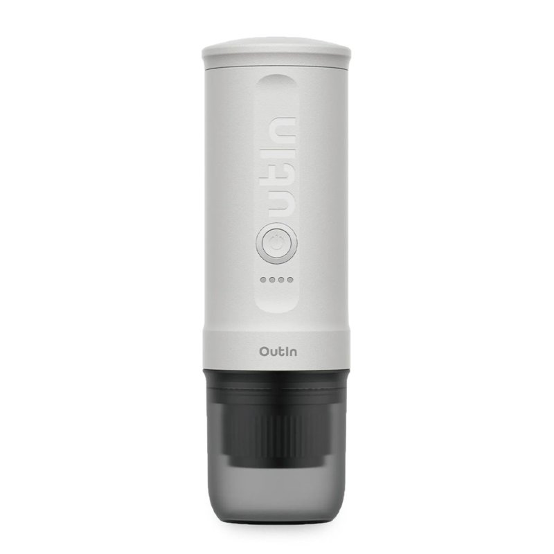 Outin Nano Portable Espresso Machine - Pearl White 1 S