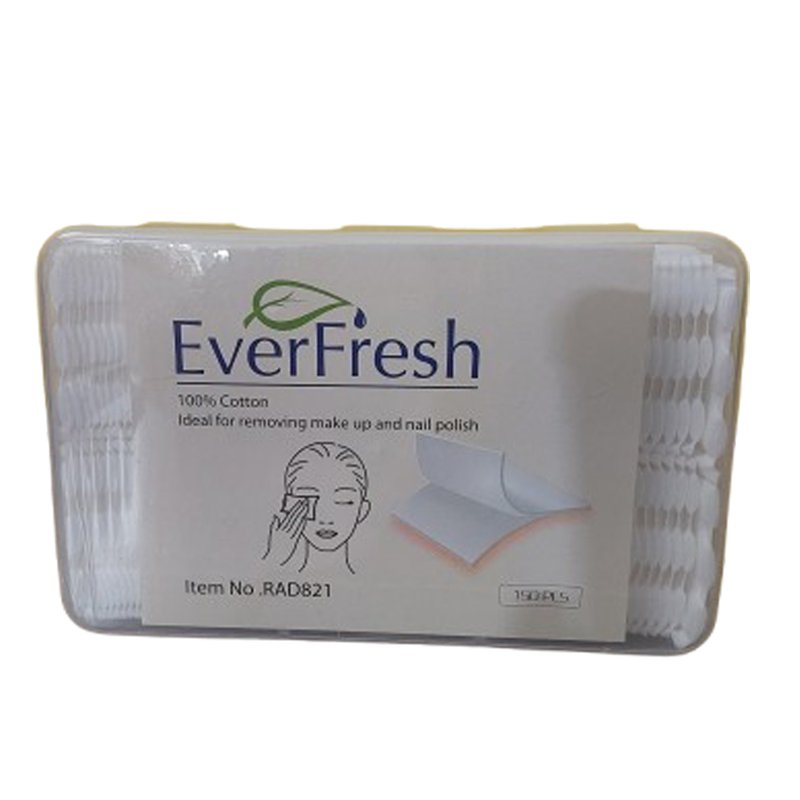 Everfresh 100% Cotton Pads 150 S