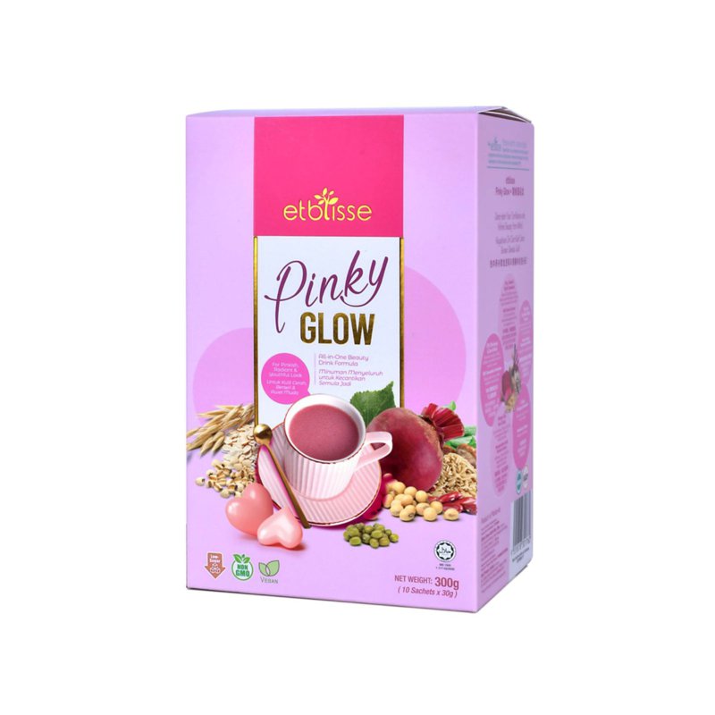 Etblisse Pinky Glow DF Soya Milk Sachet Box