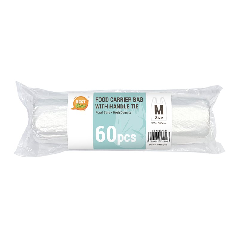 Food Carrier Bag With Tie Handles (M) 1 S