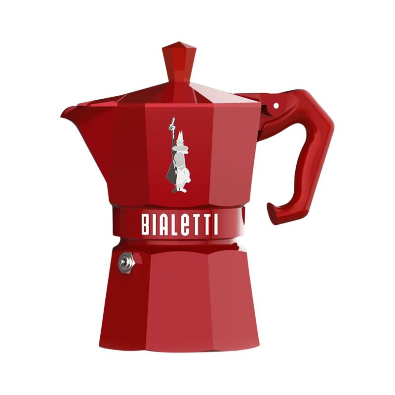 Bialetti Moka Exclusive 3 Tz - Red 1 S