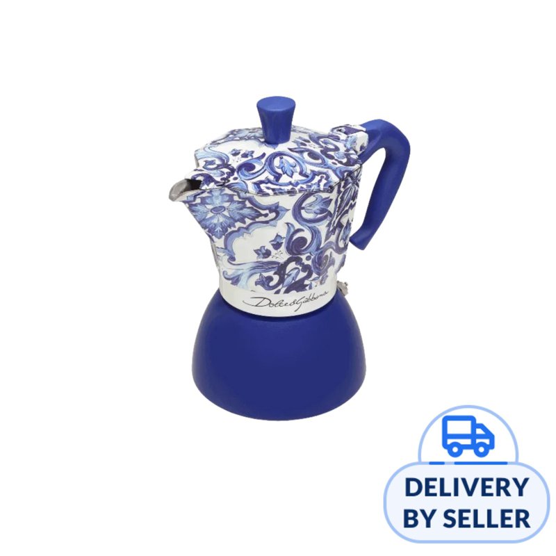 Bialetti Dolce Gabanna Mediterranean Blue Induction 6 Cups 1 S