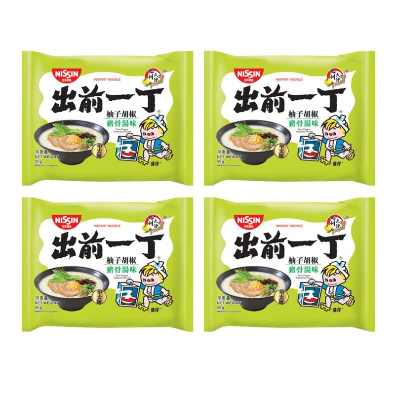 Nissin Instant Noodle - Yuzu Pepper Tonkotsu (Bundle of 4)