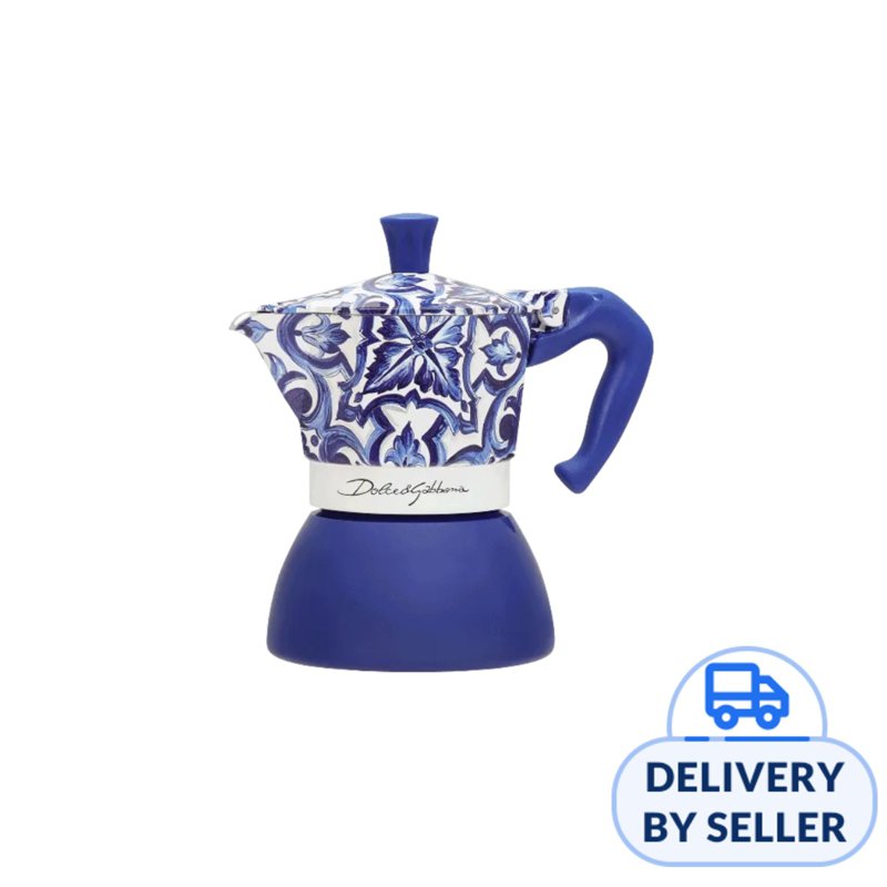 Bialetti Dolce Gabanna Mediterranean Blue Induction 4 Cups 1 S