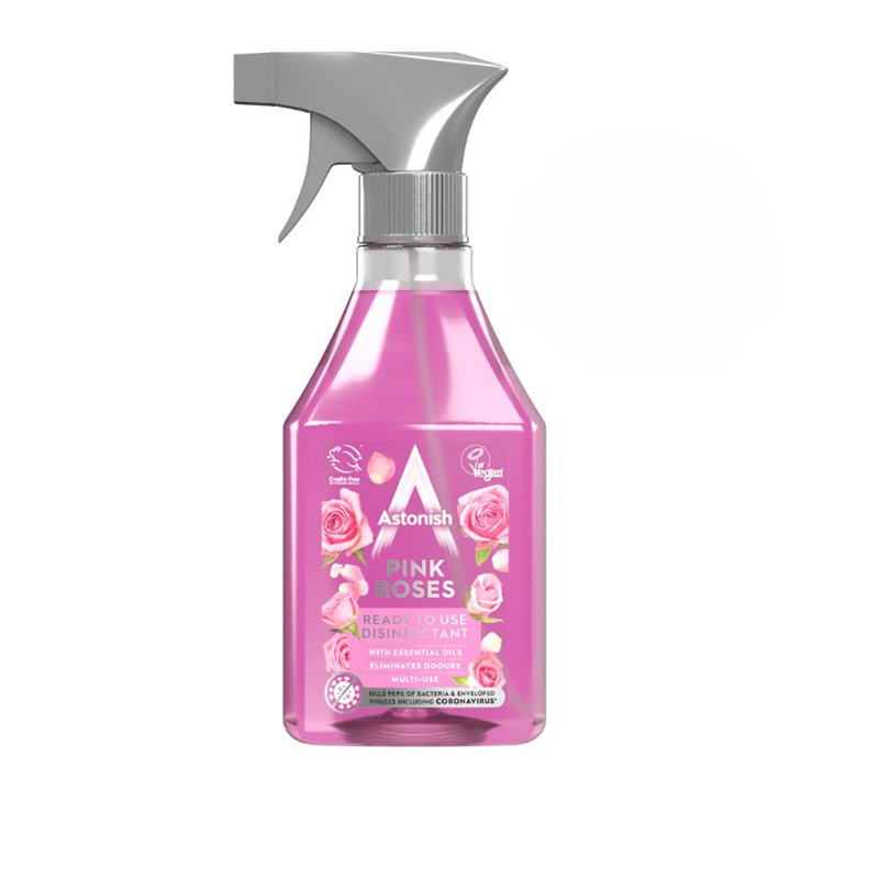 Astonish C1320 Ready To Use Disinfectant - Pink Roses
