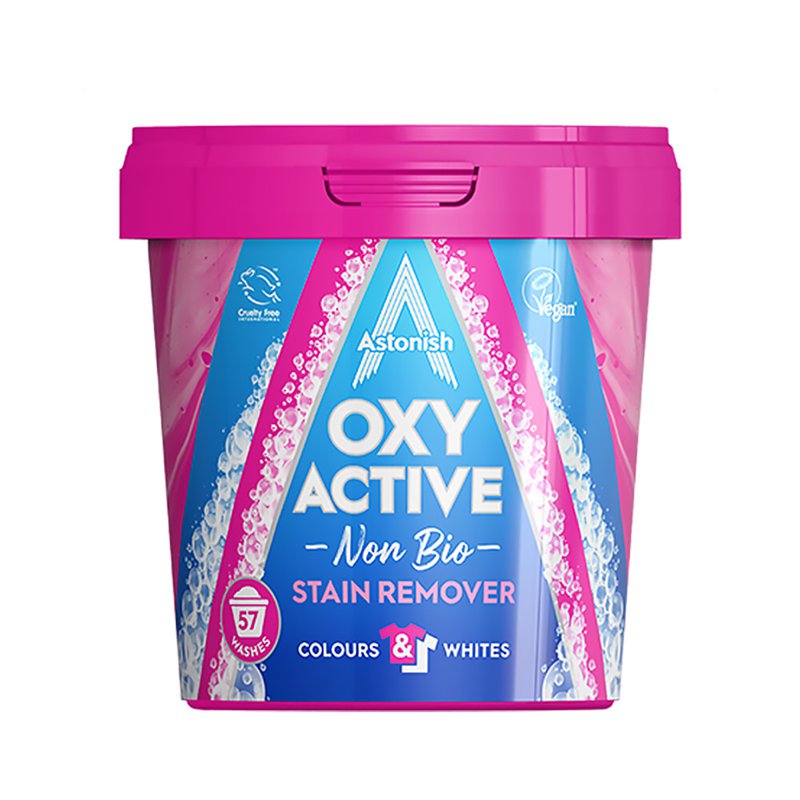 Astonish C1410 Oxy Active Non Bio Fabric Stain Remover Powder