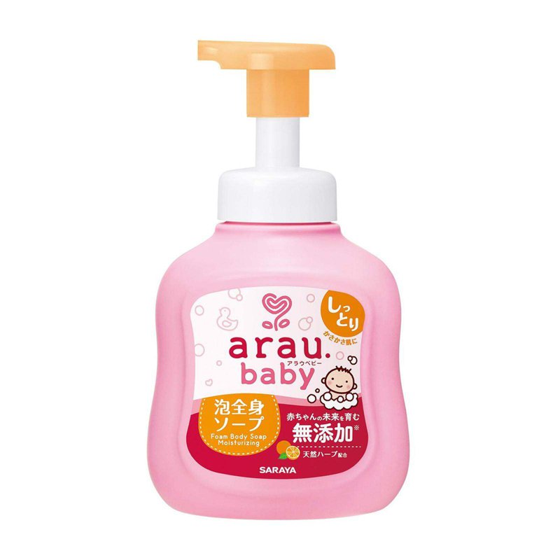 Saraya Arau Baby Foam Body Soap Moisturizing
