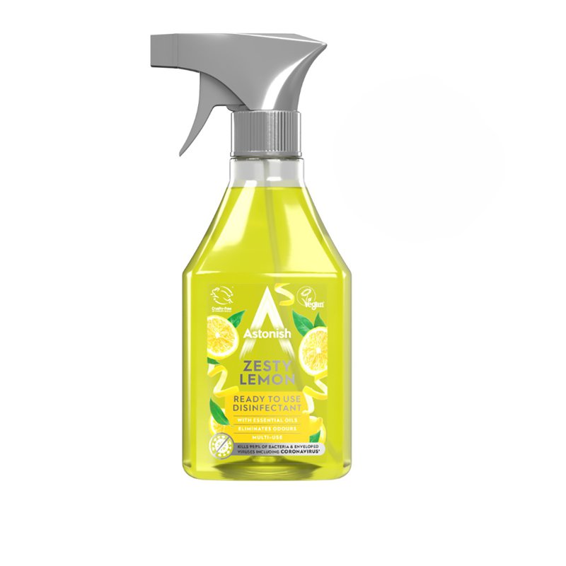 Astonish C1250 Ready To Use Disinfectant - Zesty Lemon