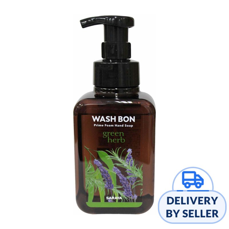 SARAYA Wash Bon Prime Foam Hand Soap - Green Herb