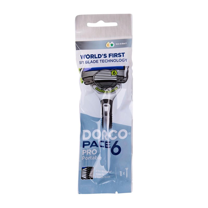 Dorco Pace 6 Pro - 6 Blade Disposable Razors 1 S