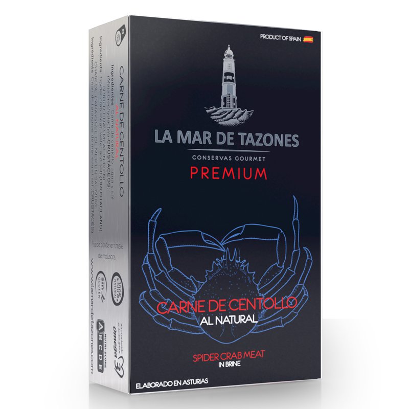 La Mar De Tazones Spider Crab Meat Premium 120 G