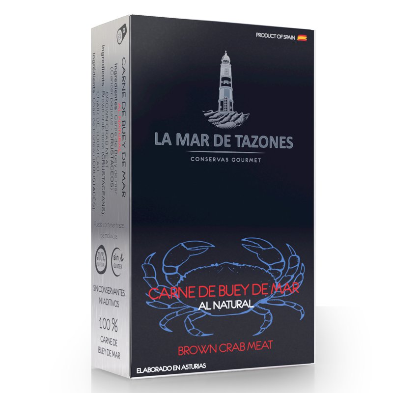 La Mar De Tazones Brown Crab Meat 120 G