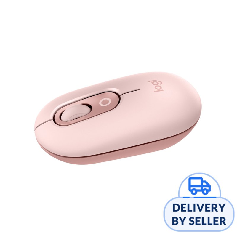 Logitech Pop Wireless Bluetooth Mouse With Emoji - Rose 1 S