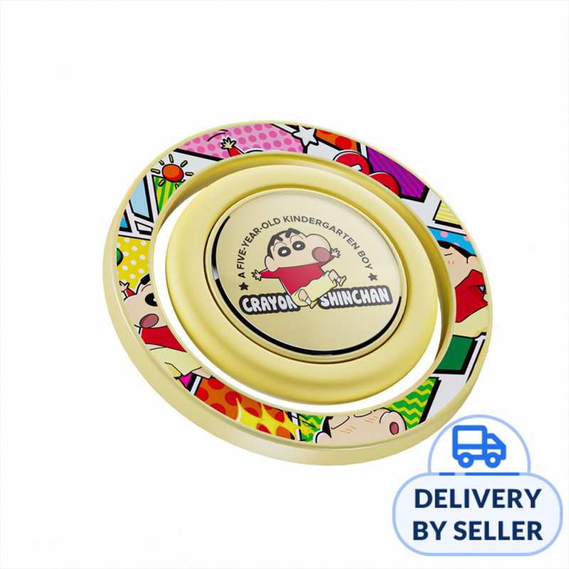 Crayon Shinchan N10 Magnetic Phone Ring Stand Yellow Color 1 S