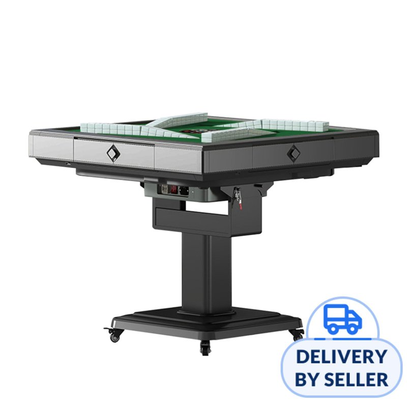 Automated Rollercoaster Folding Mahjong Table - Grey 1 S