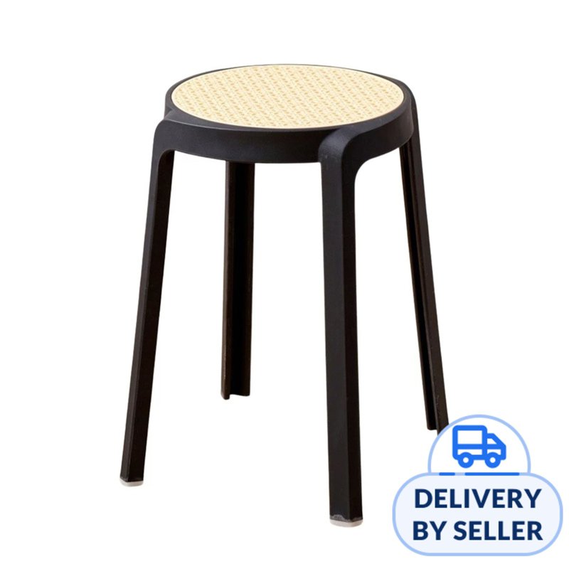 ELIN Stackable Stool - Black 1 S