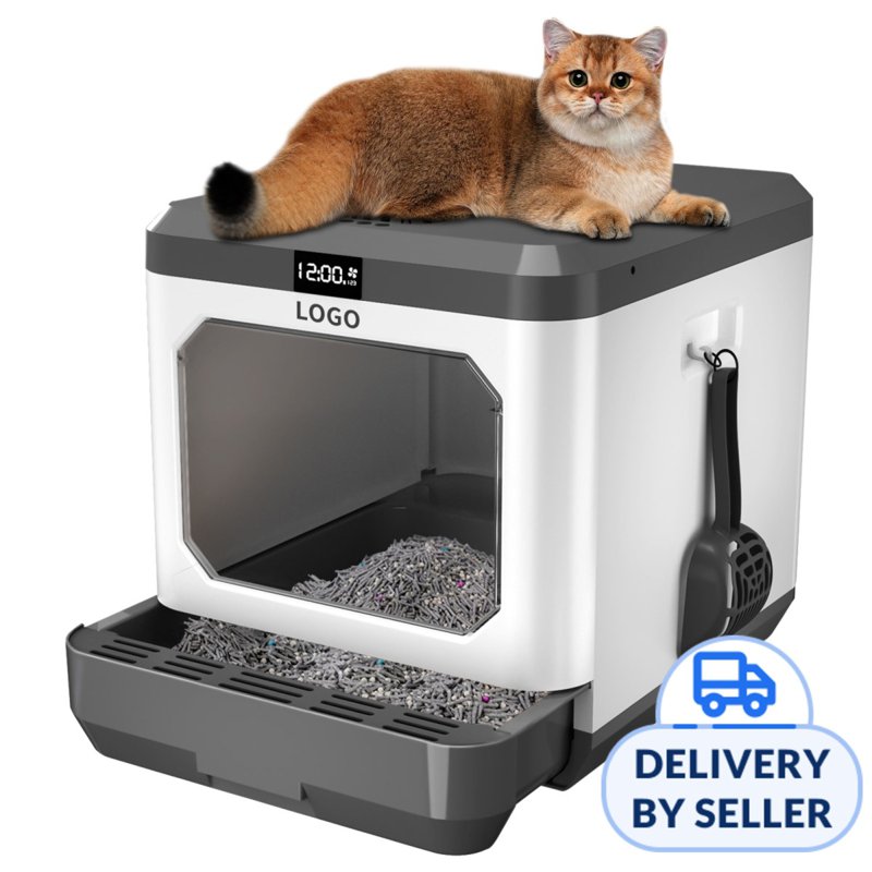 Digital Plasma Deodorant Cat Litter Box (SH2801) 1 S