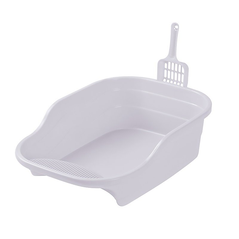 Sweet Home Wave Semi-enclosed Cat Litter Box - Light Purple 1 S