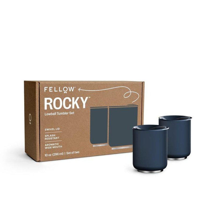 Fellow Rocky Tumbler Set 10oz - Stone Blue (Set of 2) 1 S