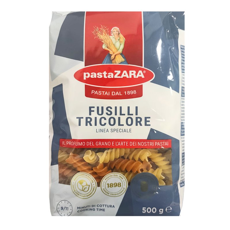 Pasta Zara Tricolour Pasta - Fusilli