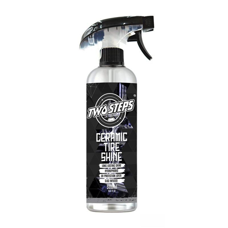 Two Steps Cleaning Two Steps Detailing Ceramic Tire Shine