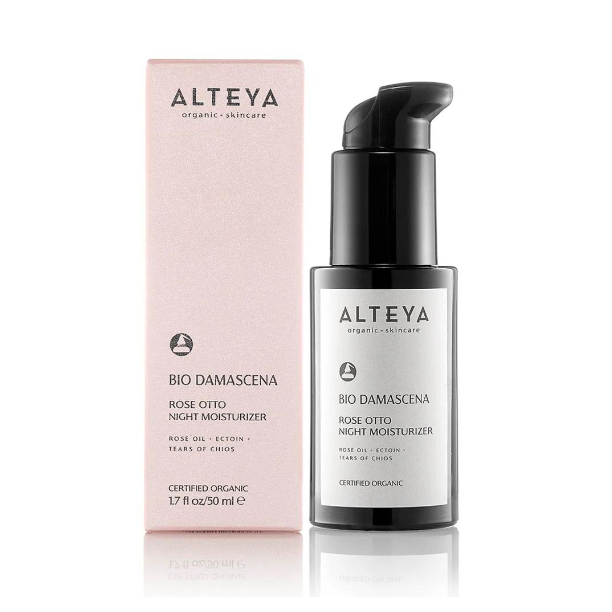 Alteya Organics Rose Otto Night Moisturizer Bio Damascena