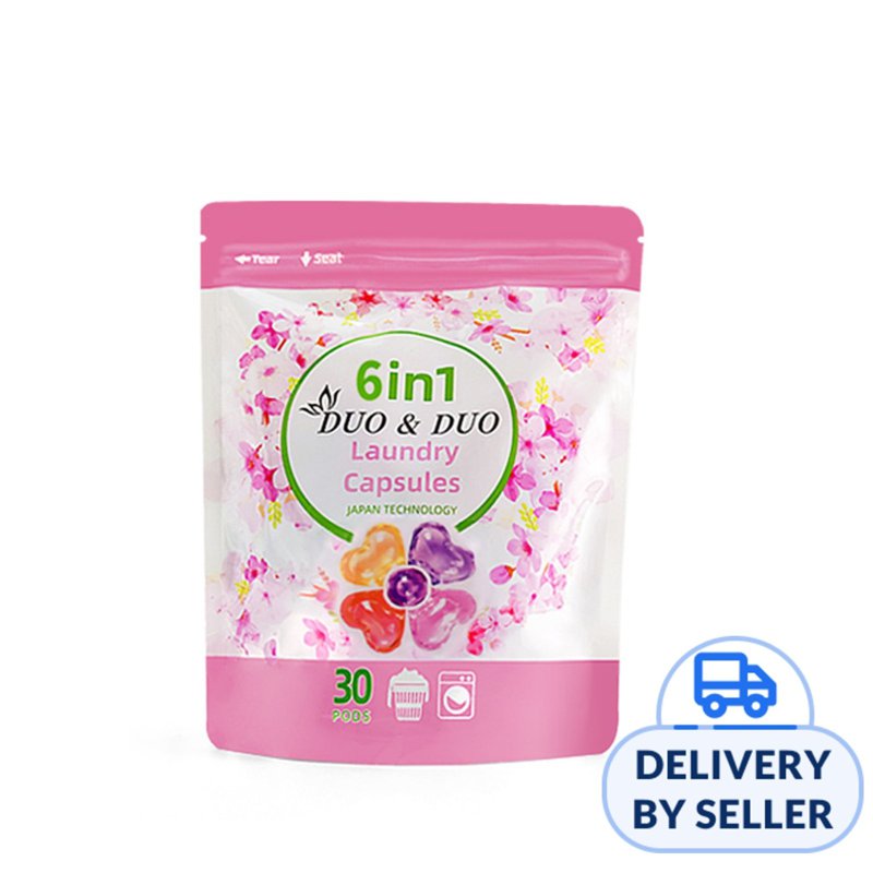 DUODUO 6 in 1 Laundry Capsules - First Love 30 S