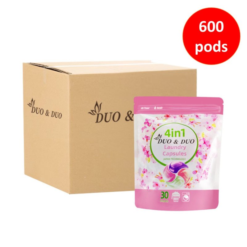 DUODUO 4 in 1 Laundry Capsule - Cherry Blossom 20 x 30 S