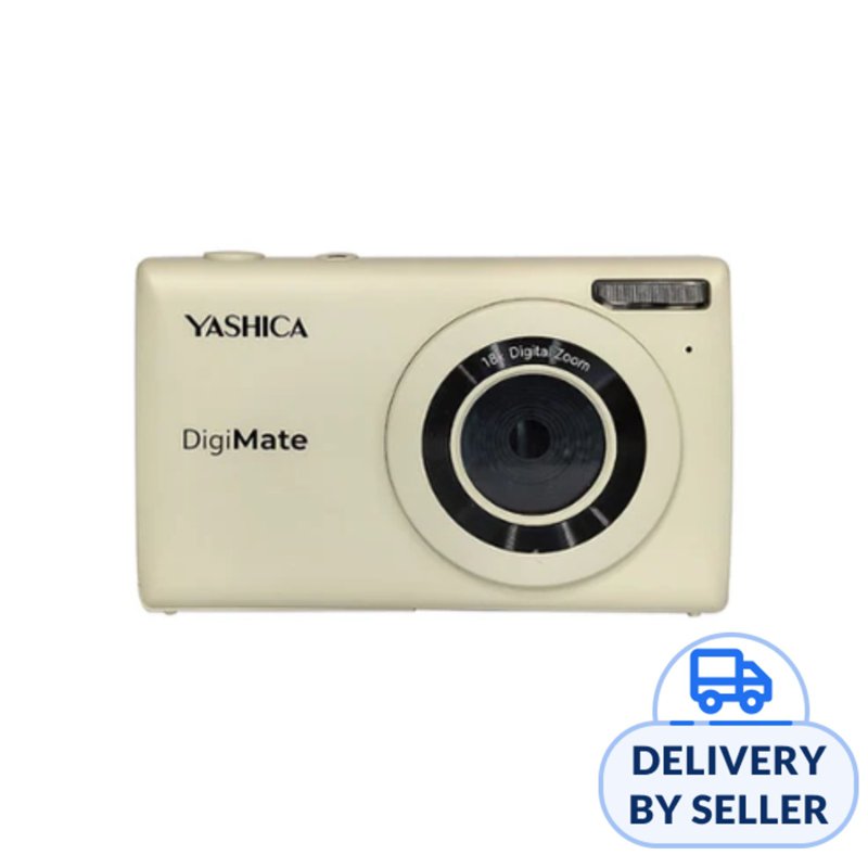 Yashica DigiMate Compact Digital Camera (Off White) 1 S