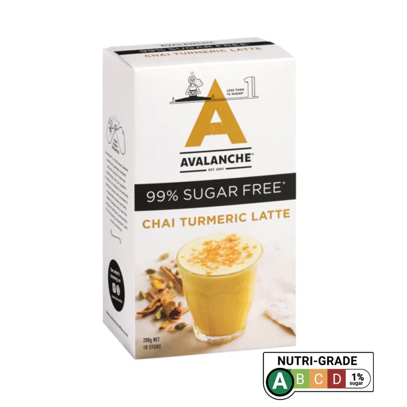 AVALANCHE 99% Sugar Free Chai Turmeric Latte