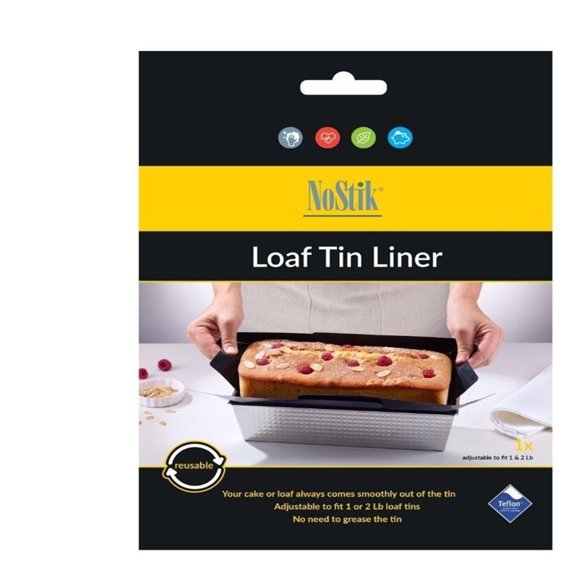 NoStik Silicon Loaf Tin Liner - 1-2LB