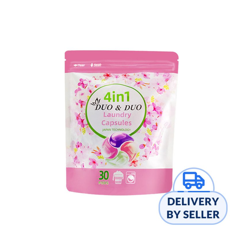 DUODUO 4 in 1 Laundry Pod - Cherry Blossom 30 S