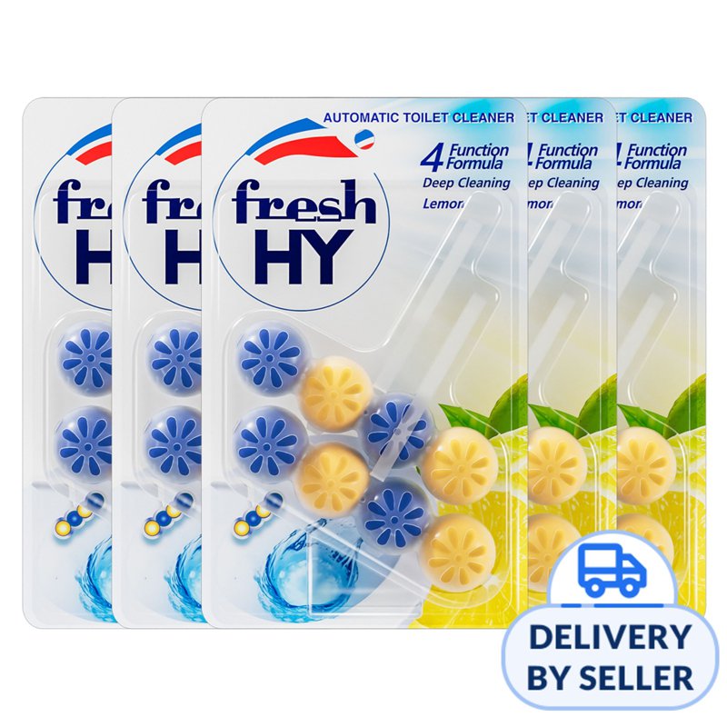 Fresh Hy Automatic Toilet Cleaner Bundle of 5 - Lemon 5 S