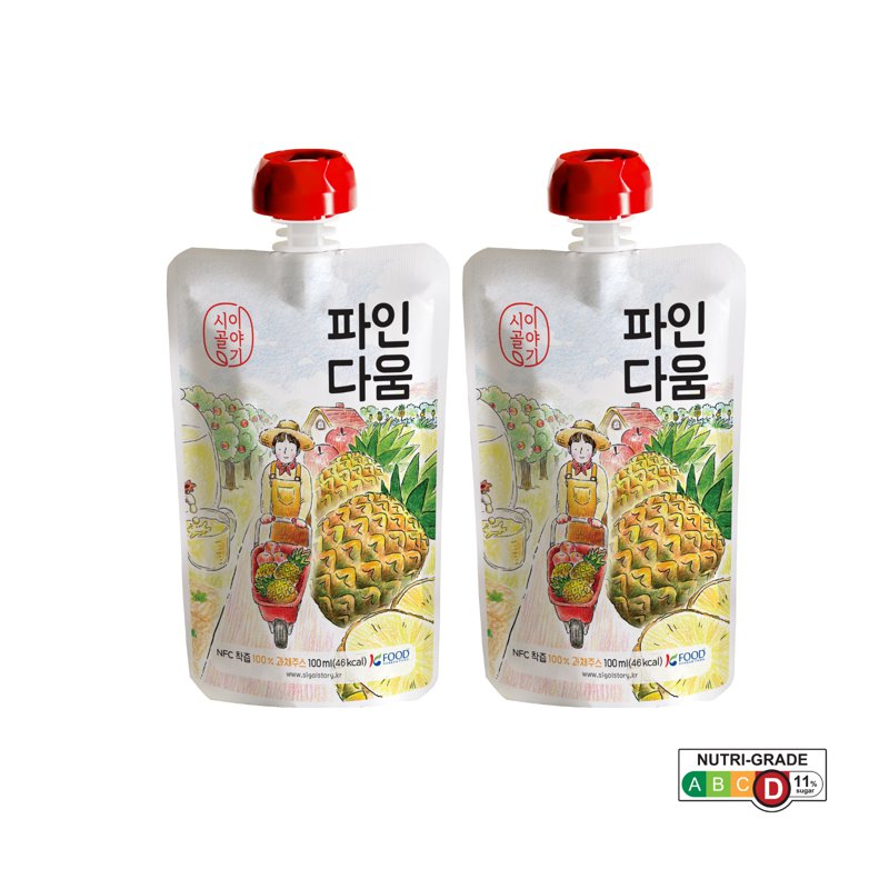 Sigolstory Nfc Korean Apple & Pineapple Juice