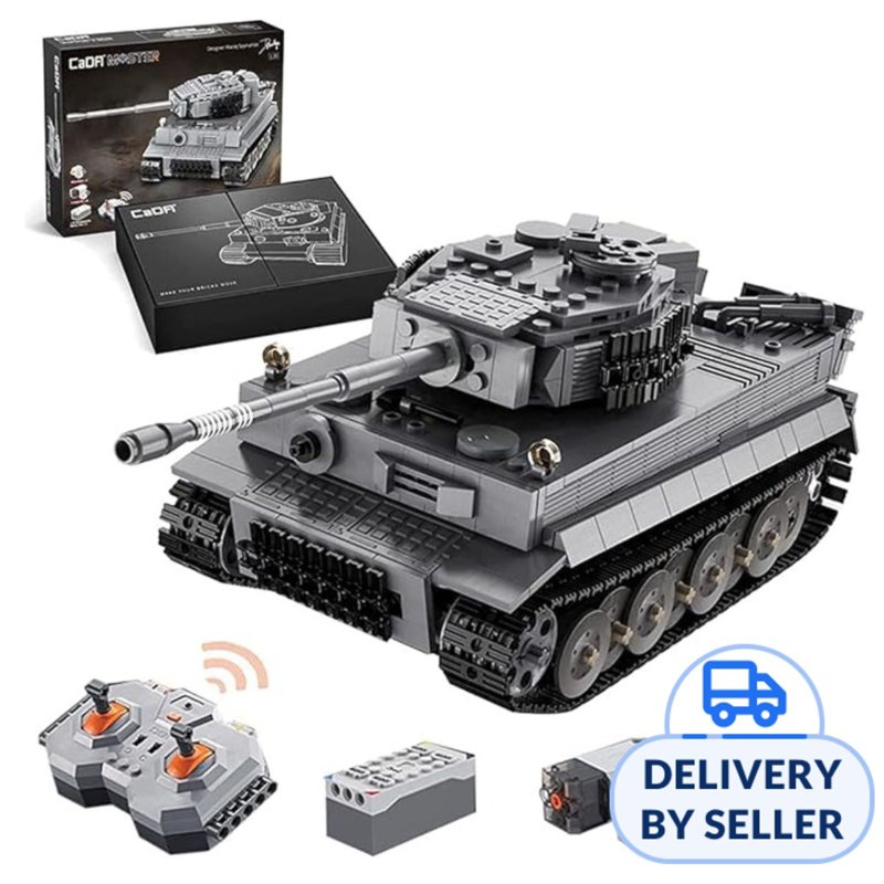 CaDA MOC Tiger Tank C61071W 1 S