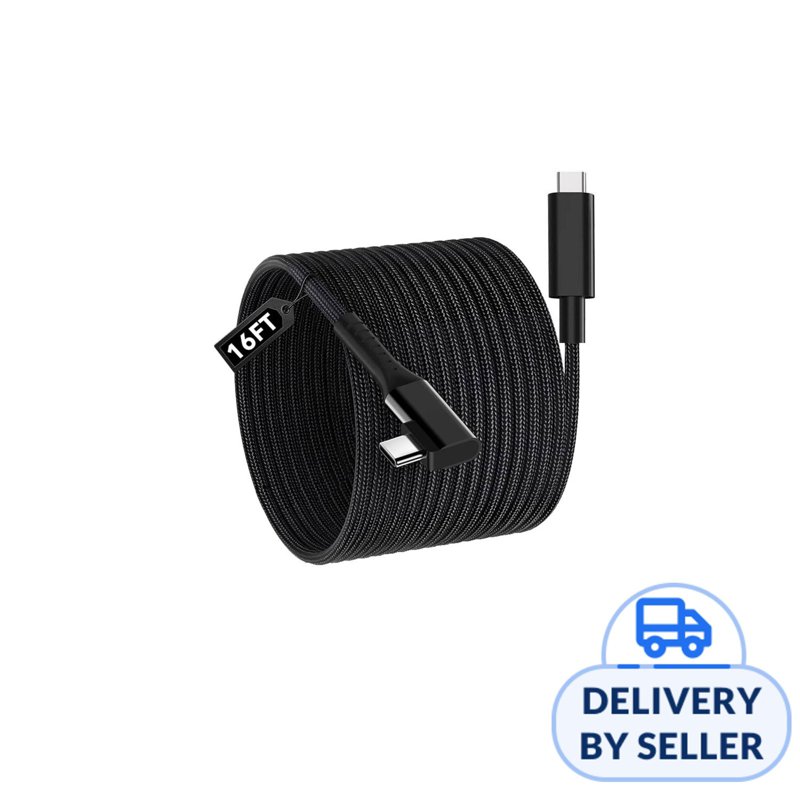 Meta Quest 2 & 3 Type C to C Link Cable (5M, L Design) 1 S