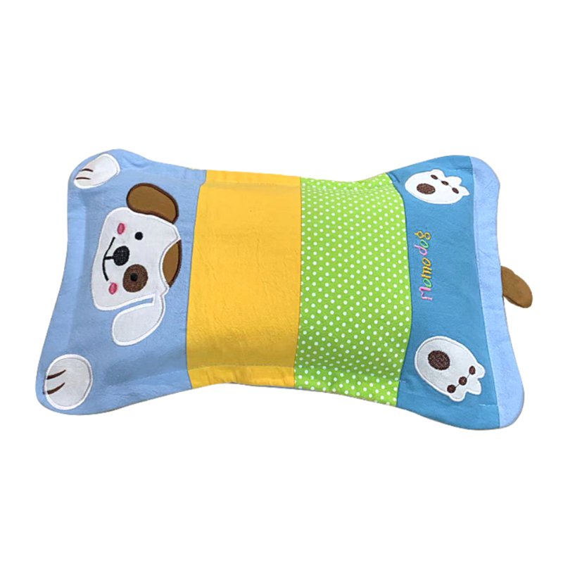 Sweet Home Cartoon Buckwheat Pillow - S Dog Strip Blue 1 S