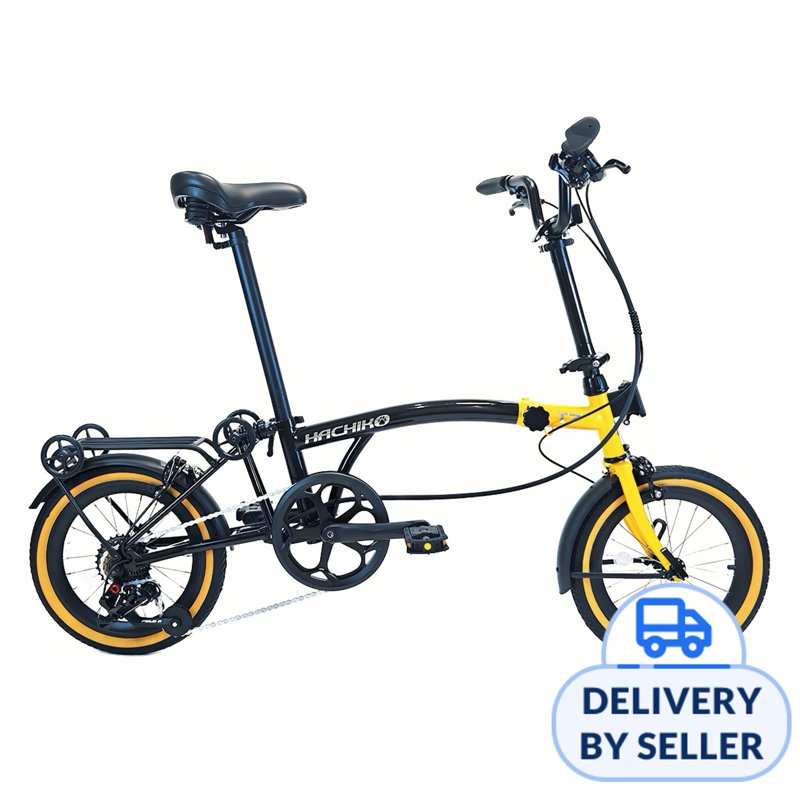 Hachiko Tri-fold Bicycle T7 Gen 2.5 - Black Gold